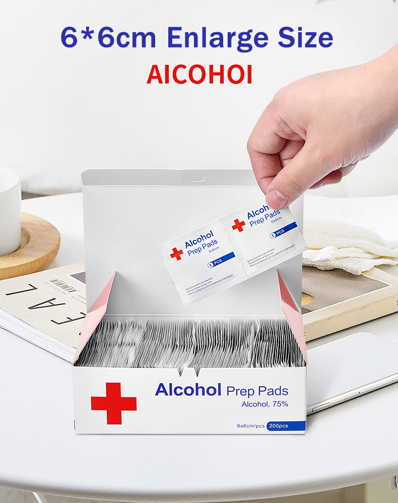 OPULA-200Pcs-66cm-75-Alcohol-Disposable-Disinfection-Prep-Swap-Pads-Skin-Cleaning-Wet-Wipes-Jewelry--1663186-5